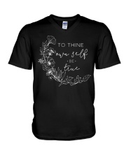 To Thine Own Self Be True V-Neck T-Shirt tile