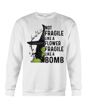Witchcraft Not Fragile Like A Flower Crewneck Sweatshirt tile