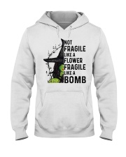 Witchcraft Not Fragile Like A Flower Hooded Sweatshirt tile