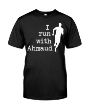 I Run With Ahmaud Premium Fit Mens Tee tile