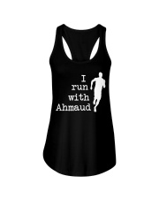 I Run With Ahmaud Ladies Flowy Tank tile