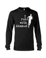 I Run With Ahmaud Long Sleeve Tee tile