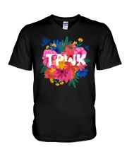 Treat People With Kindness V-Neck T-Shirt tile