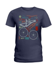 Mountain Biking Parts Ladies T-Shirt tile