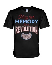 May Her Memory Be A Revolution V-Neck T-Shirt tile