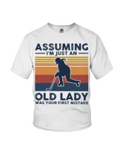 Assuming I'm Just An Old Lady - Hockey Retro Youth T-Shirt tile