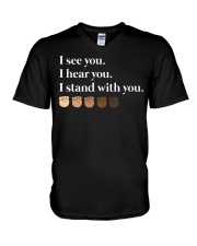 I Stand With You V-Neck T-Shirt tile