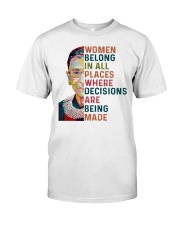 RBG - Women Belong In All Places Pop Art Premium Fit Mens Tee tile