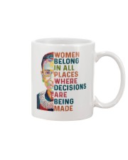 RBG - Women Belong In All Places Pop Art Mug tile