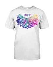 RBG I Dissent Collar Watercolor Classic T-Shirt tile