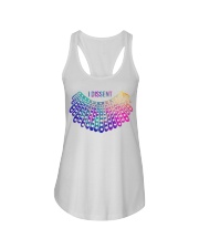 RBG I Dissent Collar Watercolor Ladies Flowy Tank tile