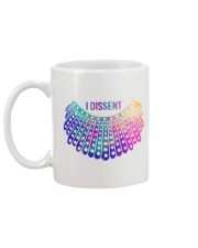 RBG I Dissent Collar Watercolor Mug back