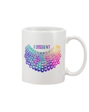 RBG I Dissent Collar Watercolor Mug front