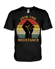 Join The Resistance V-Neck T-Shirt tile