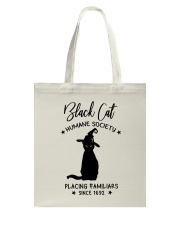 Black Cat Humane Society Tote Bag tile