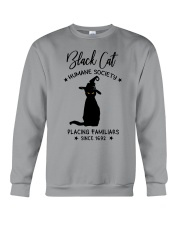 Black Cat Humane Society Crewneck Sweatshirt front