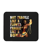 Black WW Not Fragile Like A Flower Mousepad tile