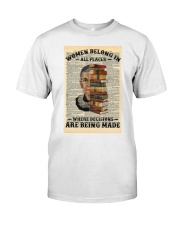 Women Belong In All Places Premium Fit Mens Tee tile