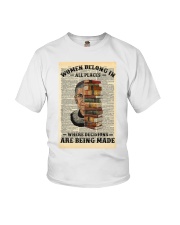 Women Belong In All Places Youth T-Shirt tile