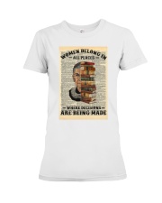 Women Belong In All Places Premium Fit Ladies Tee tile