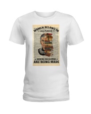 Women Belong In All Places Ladies T-Shirt tile