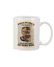 Women Belong In All Places Mug tile