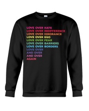 Love Over Hate Crewneck Sweatshirt tile