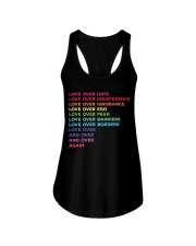Love Over Hate Ladies Flowy Tank tile