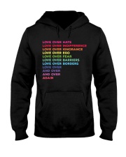 Love Over Hate Hooded Sweatshirt tile