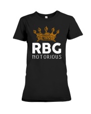Notorious RBG Crown Premium Fit Ladies Tee tile