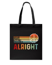 Every Little Thing Is Gonna Be Alright Retro Tote Bag tile