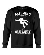 Assuming I'm Just An Old Lady - Snowboarding Crewneck Sweatshirt tile