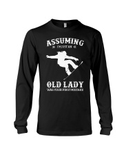 Assuming I'm Just An Old Lady - Snowboarding Long Sleeve Tee tile