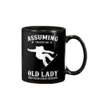 Assuming I'm Just An Old Lady - Snowboarding Mug tile