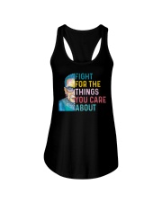 Fight for The Things You Care About Watercolor Ladies Flowy Tank thumbnail