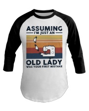 Assuming I'm Just An Old Lady - Sewing Baseball Tee tile