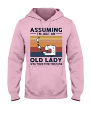 Assuming I'm Just An Old Lady - Sewing Hooded Sweatshirt front