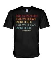 There is always light V-Neck T-Shirt tile