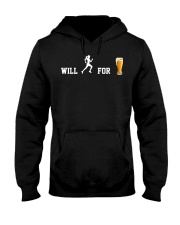 Will Run For Beer Hooded Sweatshirt tile