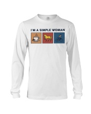 I'm A Simple Woman Retro Long Sleeve Tee tile