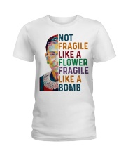 RBG - Fragile Like A Bomb Ladies T-Shirt thumbnail