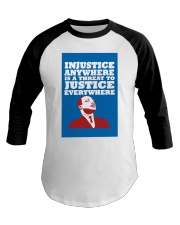Injustice Anywhere Baseball Tee tile