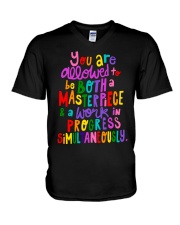 You Are Allowed V-Neck T-Shirt tile