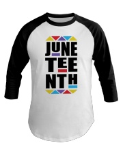 Juneteenth Baseball Tee tile
