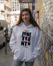 Juneteenth Hooded Sweatshirt lifestyle-unisex-hoodie-front-1