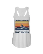 Swimming Grandma Like A Normal Grandma Only Cooler Ladies Flowy Tank tile