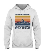 Swimming Grandma Like A Normal Grandma Only Cooler Hooded Sweatshirt tile
