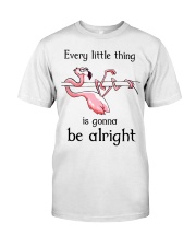 Flamingo - Every Little Thing Is Gonna Be Alright Classic T-Shirt tile