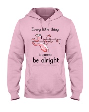 Flamingo - Every Little Thing Is Gonna Be Alright Hooded Sweatshirt front