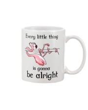 Flamingo - Every Little Thing Is Gonna Be Alright Mug tile